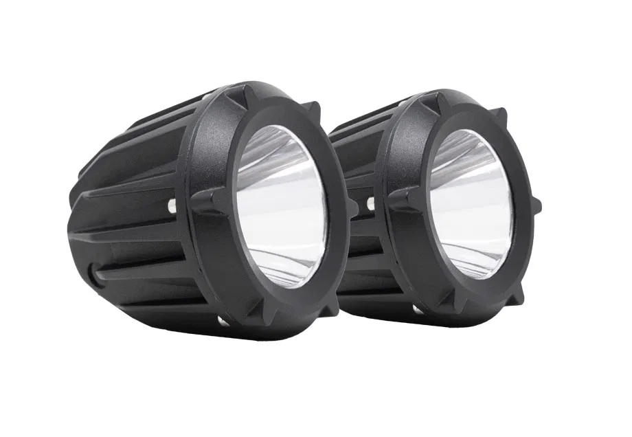 CR2921 – CALI RAISED Driving/ Fog Light, LED CREE LED 3-1/2 Inch Round Cannon 20 Watt/ 10 to 30 Volt Flood Beam 2200 ...